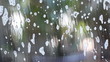 Foam flow on glass