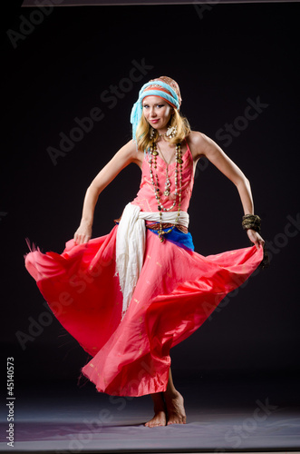 Photo: Dancer dancing spanish dances Dancer dancing spanish dances