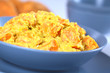 Bowl of vegetarian coconut - sweet potato curry