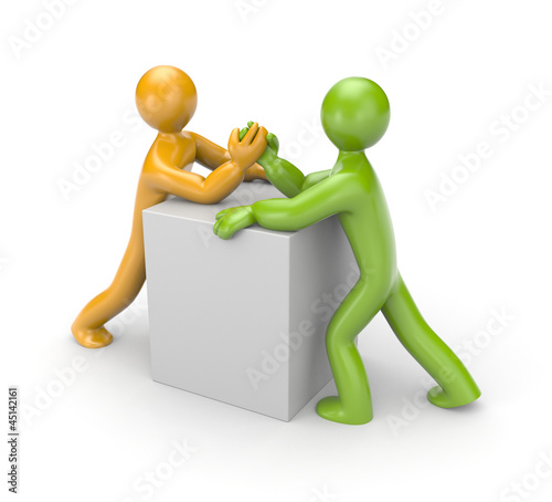 Illustration: Arm wrestling Arm wrestling