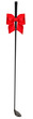 Golf club on white.