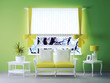 Retro living room.