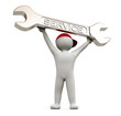 3D Man Service Up