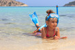 Girl in the sea