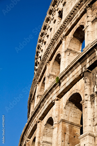 Photo: Colosseum with blue sky Colosseum with blue sky