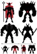 Vector: Supervillain Silhouette Supervillain Silhouette