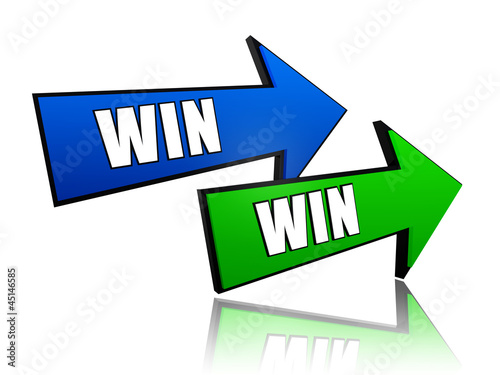 Illustration: win win in arrows win win in arrows