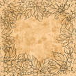 Vintage floral  background