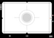 Classic SLR viewfinder, with free space for your pics, vector
