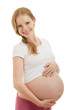 pregnant woman waiting for desired baby