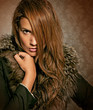 fur 01/luxus lady with fur