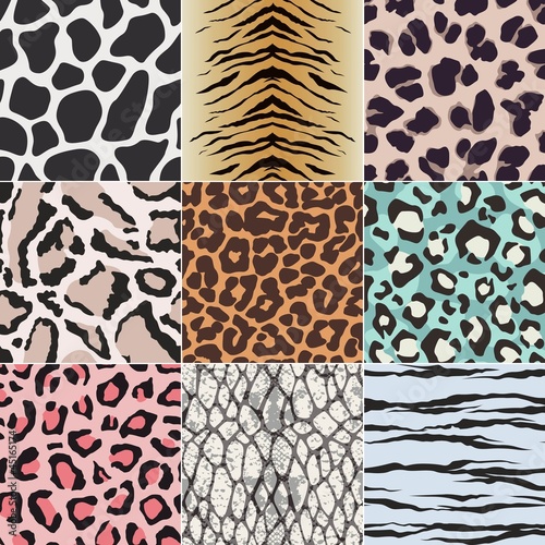 Vector: seamless animal skin texture fabric pattern seamless animal skin texture fabric pattern