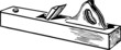 Wooden bench plane