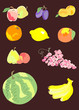 Collection Of Colorful Fruits ...