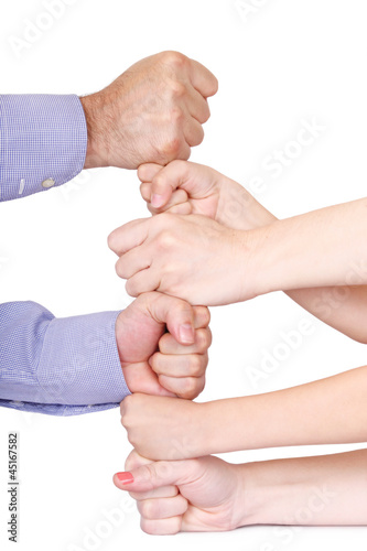 Photo: family hands family hands