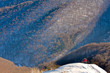 view from the top of the surrounding hills, Bieszczady, Poland