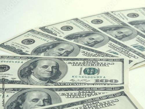 Photo: 100 US Dollar Notes 100 US Dollar Notes