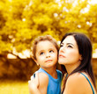 Mother with son