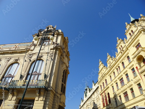 Photo: Gemeindehaus und historische Architektur in Prag Gemeindehaus und historische Architektur in Prag