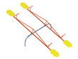 Dual see-saws for playground