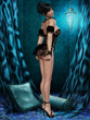 Illustration: Girl with sexy underwear Girl with sexy underwear