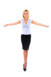 Isolated Business Woman