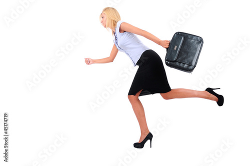 Photo: Isolated Business Woman Isolated Business Woman
