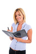 Isolated Business Woman