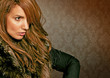 fur 06/portrait einer Lady mit Pelz