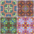 Nordic pattern inspired by nordic and amish motifs