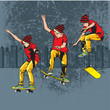 Skateboarding