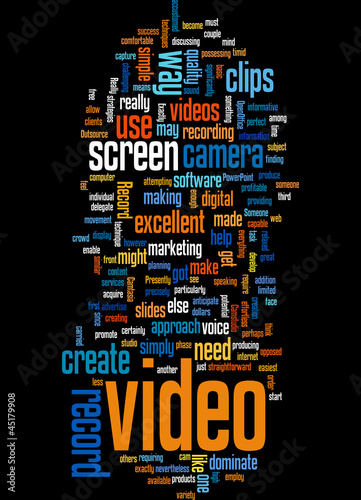 Vector: Dominate Video Marketing Concept Dominate Video Marketing Concept