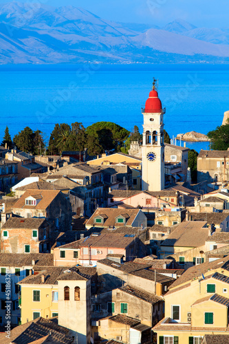 Photo: Aerial view from New fortress Kerkyra, Corfu island, Greece Aerial view from New fortress Kerkyra, Corfu island, Greece