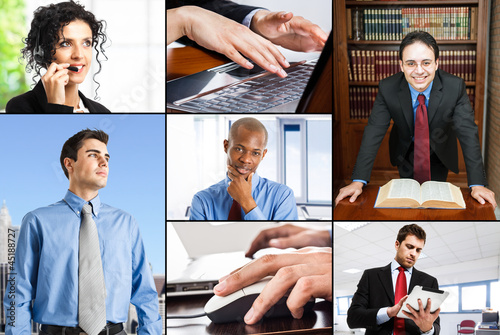 Photo: Business people at work Business people at work