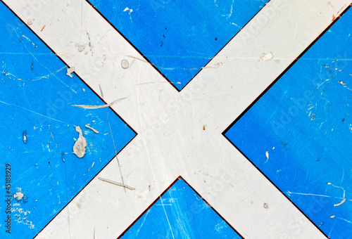 Photo: X sign X sign