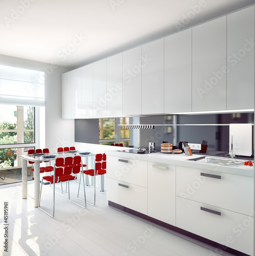 Illustration: modern kitchen modern kitchen