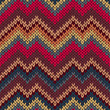 Style Seamless Knitted Pattern