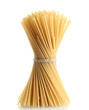 Bunch of spaghetti, isolated on white