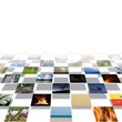 Sfondo foto sollevate