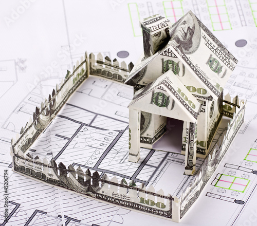 Photo: House of the money for the architectural drawing House of the money for the architectural drawing