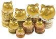 tirelires sur pièces d'euros
