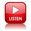 "LISTEN" Web Button ( music live media player audio play now)