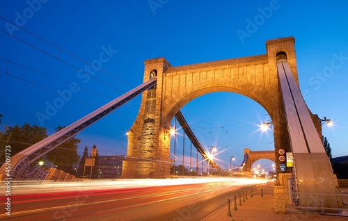 Fototapeta Most Grunwaldzki o zmierzchu