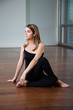 Young Woman In Yoga Posture