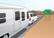 Vector: Desert Caravan Journey Desert Caravan Journey