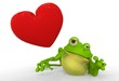 rana con Corazón