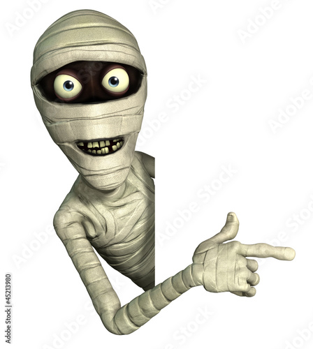 Illustration: Halloween mummy Halloween mummy