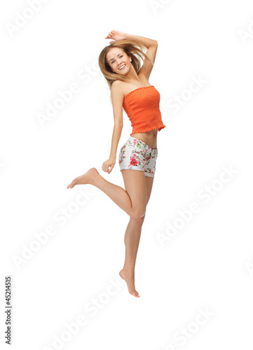 Photo: beautiful woman in casual clothes beautiful woman in casual clothes