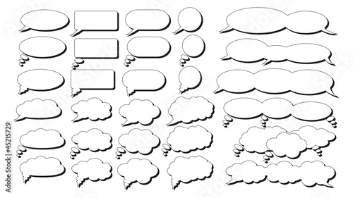 Vector: Speech Bubbles Speech Bubbles