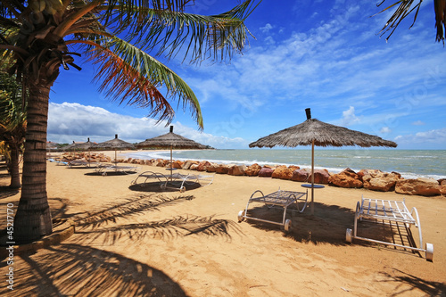 Photo: Saly's beach in Senegal Saly's beach in Senegal